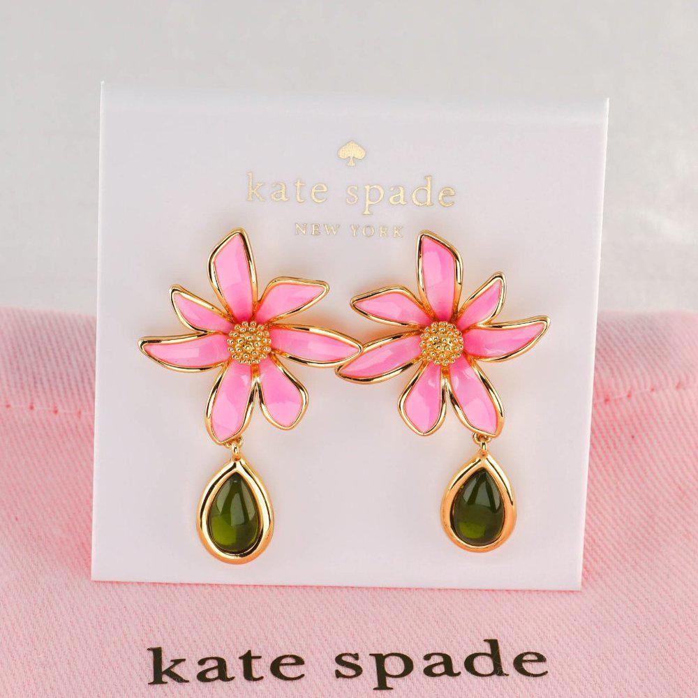 Kate Spade Wild Garden Drop Statement Earrings (with Dust Bag) NEW